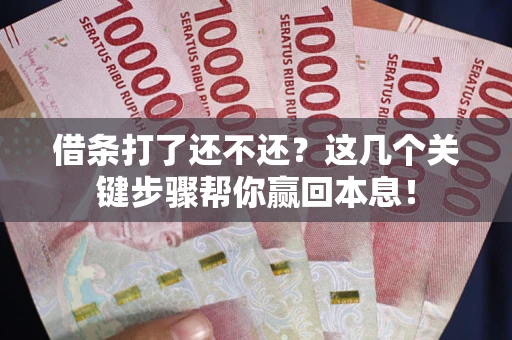 济南借条打了还不还？这几个关键步骤帮你赢回本息！