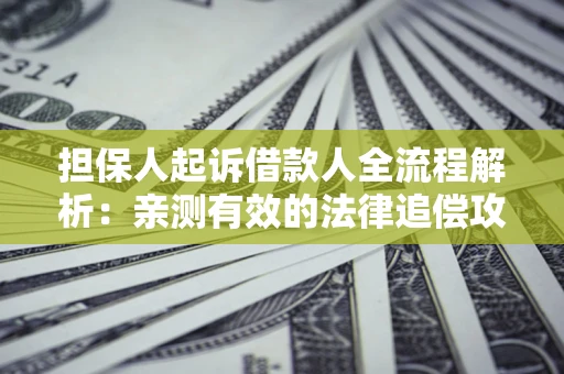 济南担保人起诉借款人全流程解析：亲测有效的法律追偿攻略