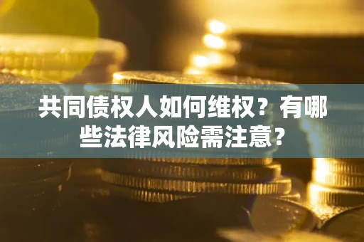 济南共同债权人如何维权？有哪些法律风险需注意？