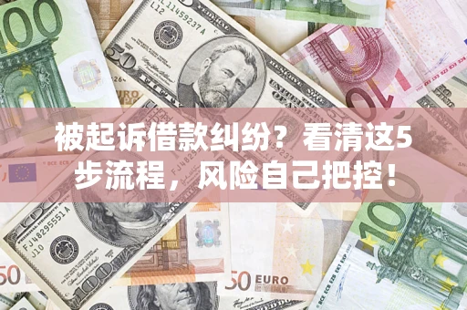 济南被起诉借款纠纷？看清这5步流程，风险自己把控！